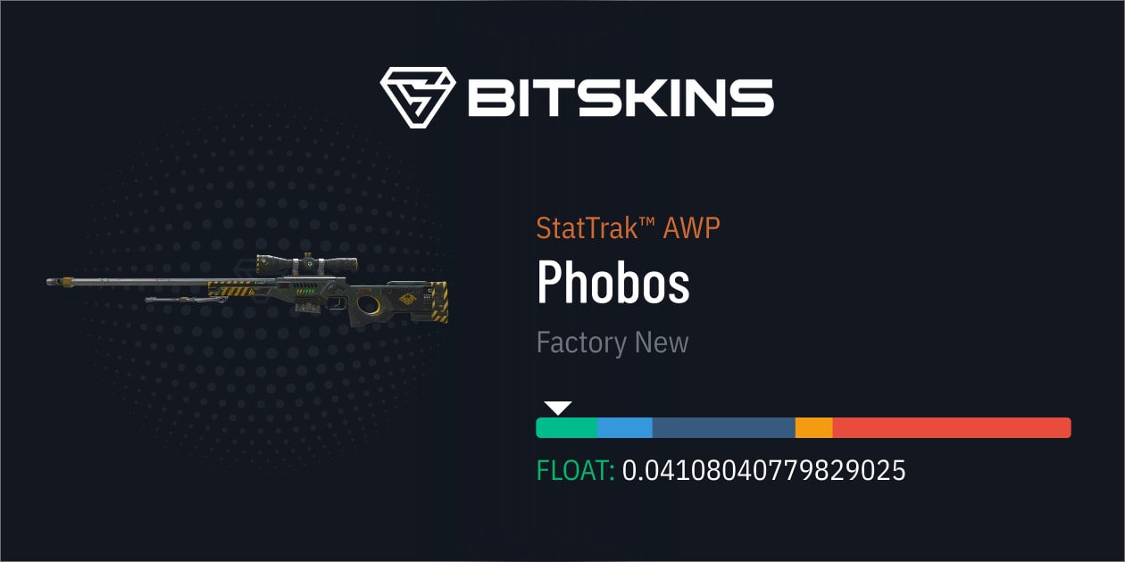 StatTrak AWP Phobos Factory New CS2 Item Buy Now On BitSkins