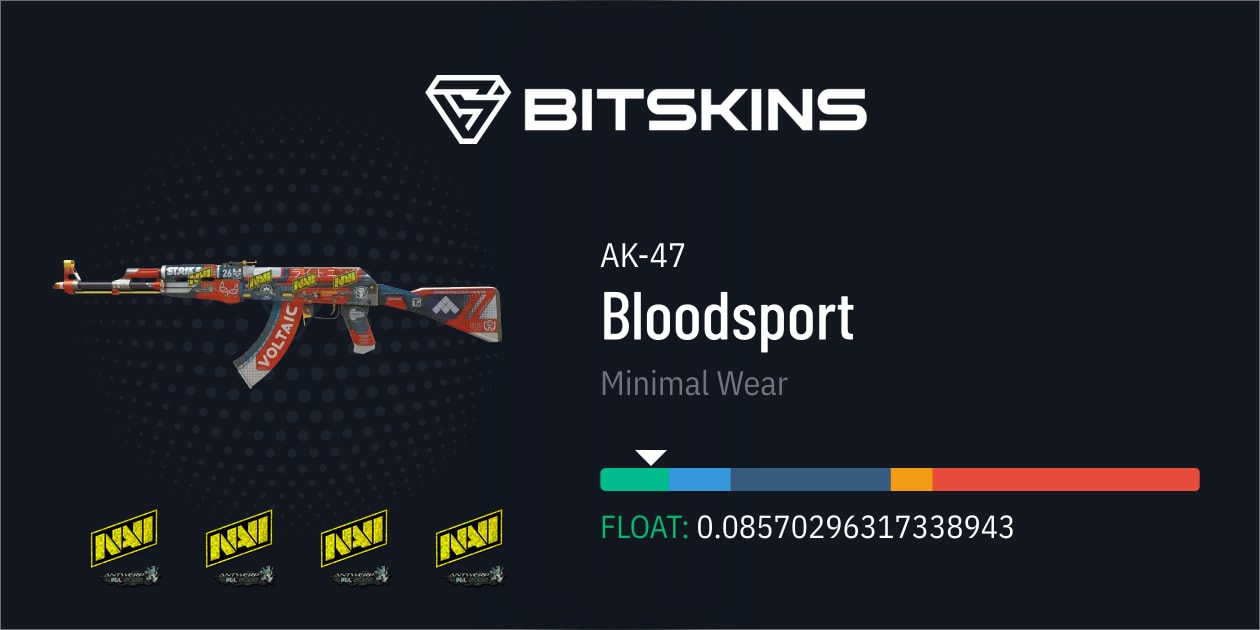 AK Bloodsport Minimal Wear CS Skins Find And Trade Your Desired CS Items