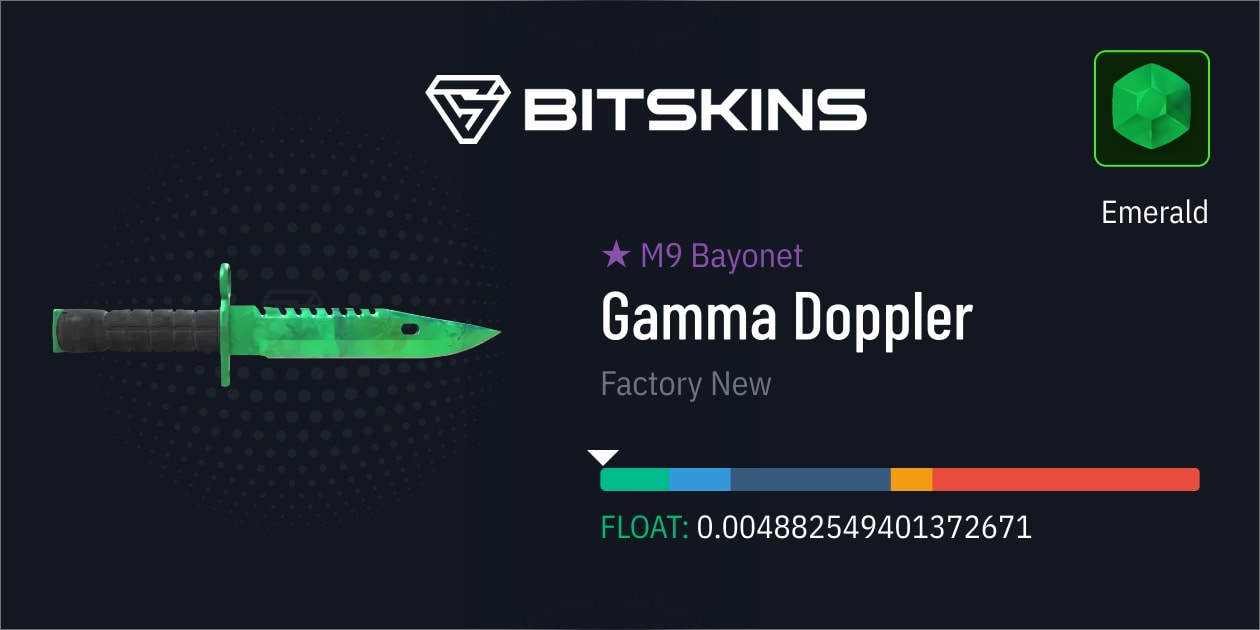 M9 Bayonet | Gamma Doppler Emerald (Factory New) - CS2 Skins | Find and ...