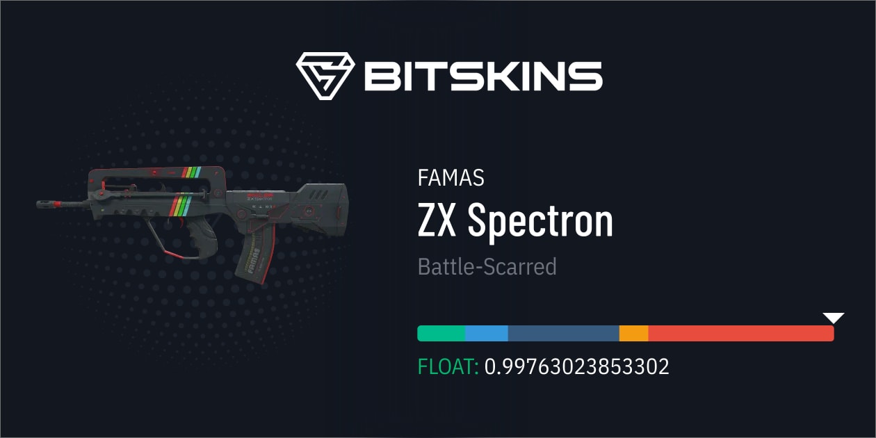 FAMAS | ZX Spectron (Battle-Scarred) - CS2 Item | Buy Now on
