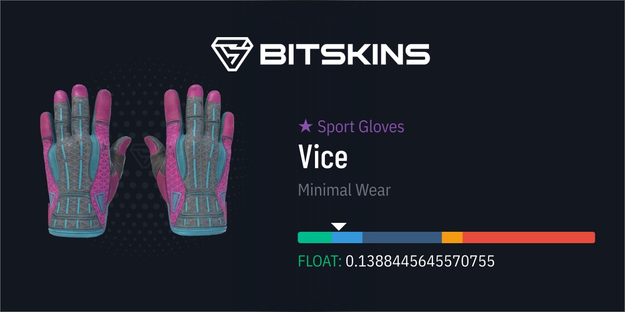Sport Gloves Vice (Minimal Wear) CS2 皮肤 查找并交易您想要的 CS2 物品