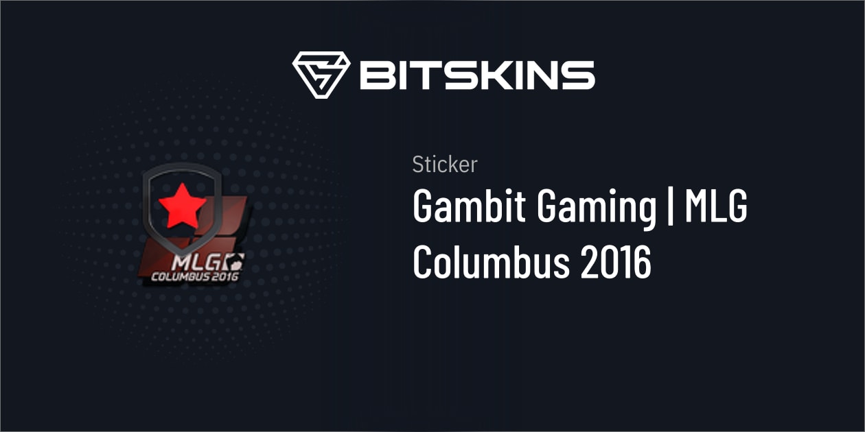 Sticker | Gambit Gaming | MLG Columbus 2016 - CS2 Скины | Найдите и  обменяйте желаемые CS2 предметы