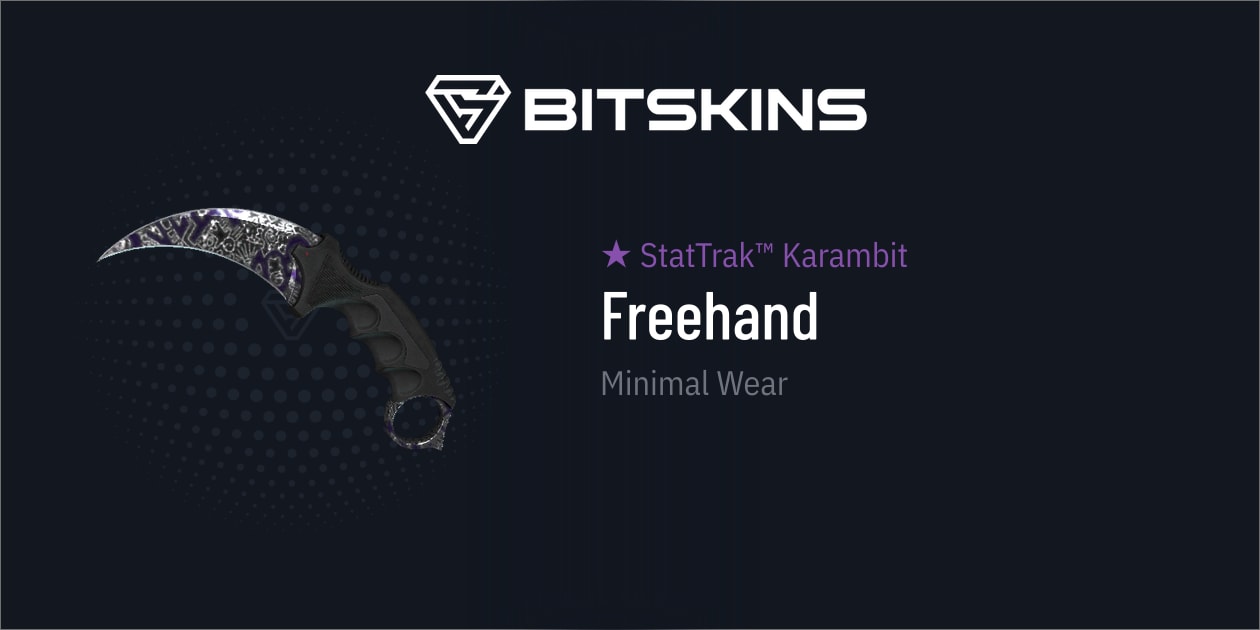 Stattrak Karambit Freehand Minimal Wear Cs Item Buy Now On