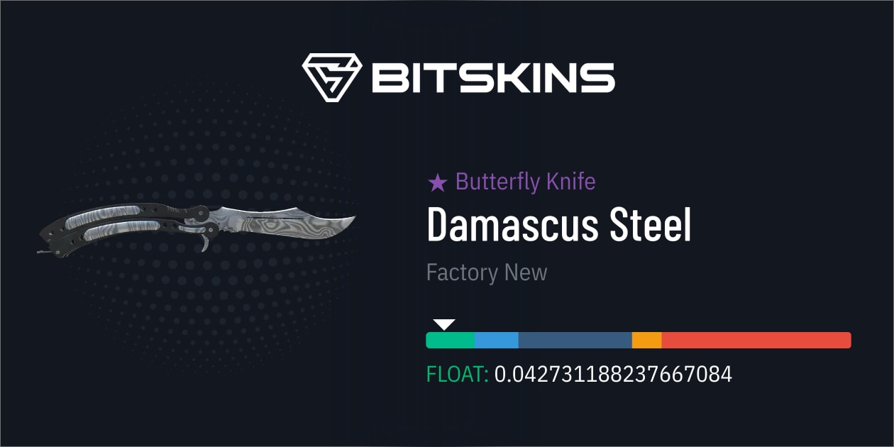 Butterfly Knife | Damascus Steel (Factory New) - CS2 Skins | Find and ...