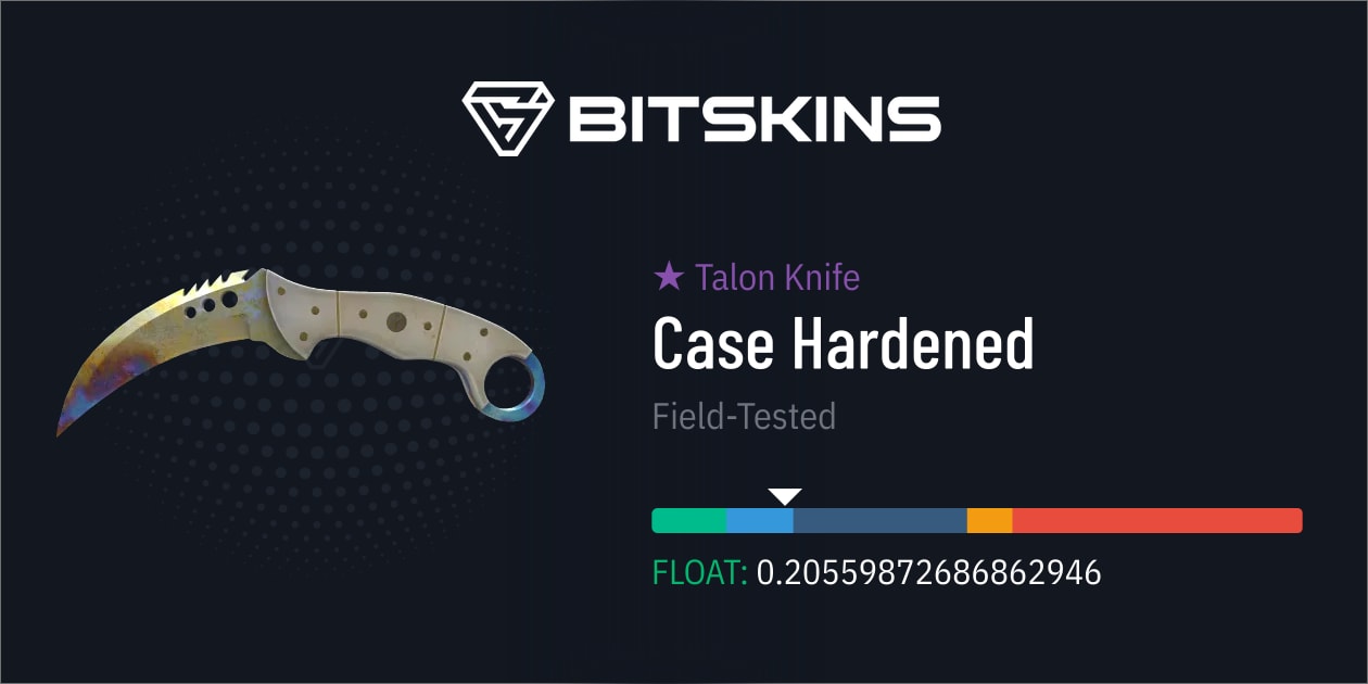 Talon Knife Case Hardened (FieldTested) CS2 Item Buy Now on BitSkins
