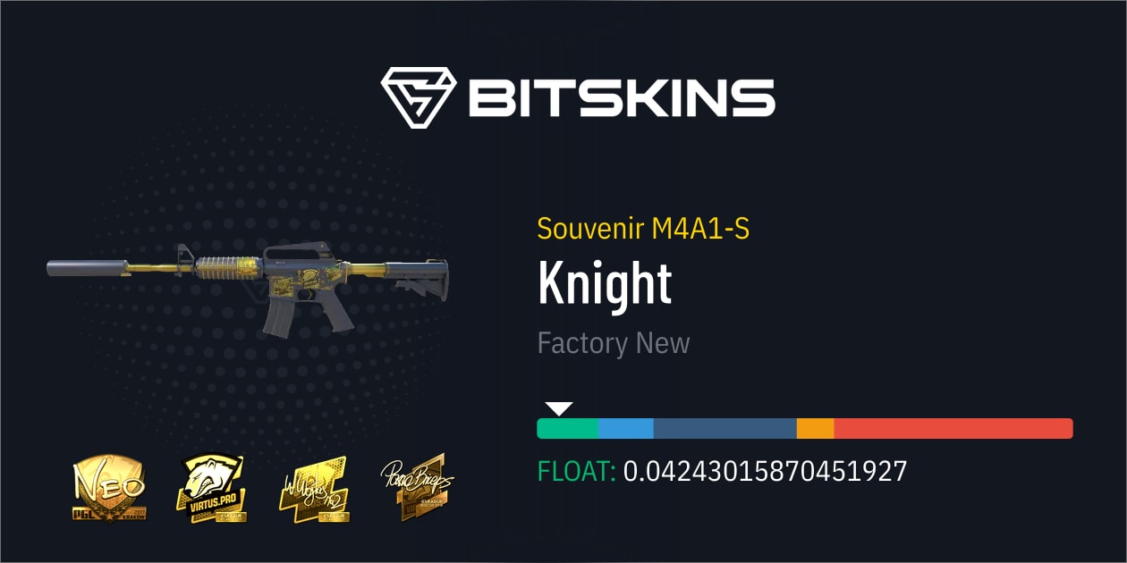 Souvenir M4A1-S | Knight (Factory New) - CS2 Item | Buy Now on 