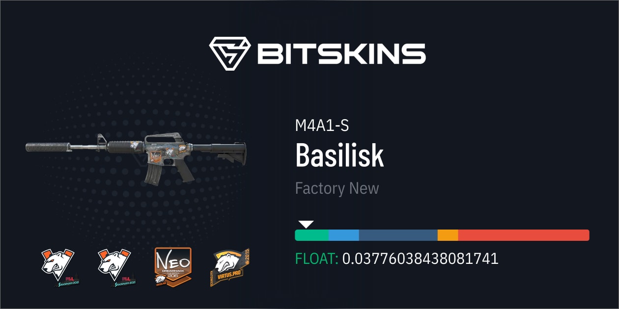 M4A1-S | Basilisk (Factory New) - CS2 Skins | Find and Trade Your ...