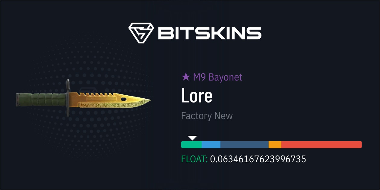 M9 Bayonet | Lore (Factory New) - CS2 Skins | Find and Trade Your ...