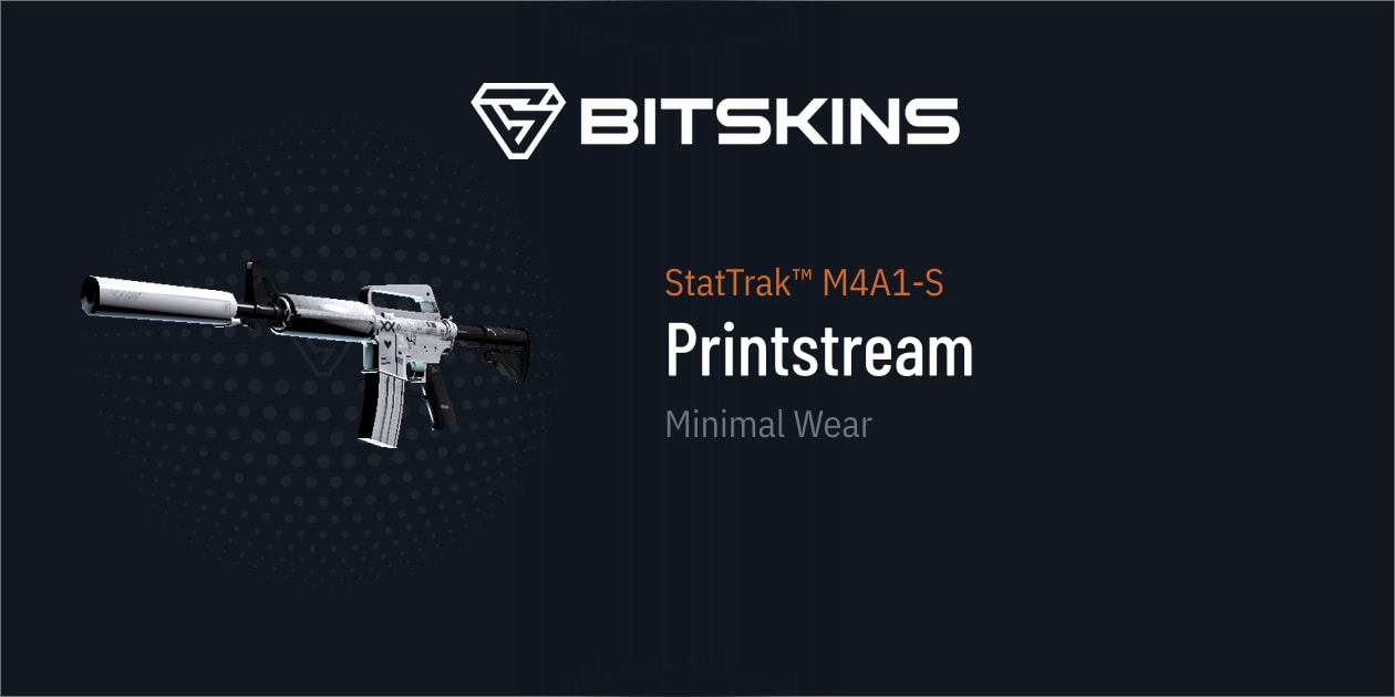 StatTrak™ M4A1S Printstream (Minimal Wear) CS2 Item Buy Now on BitSkins