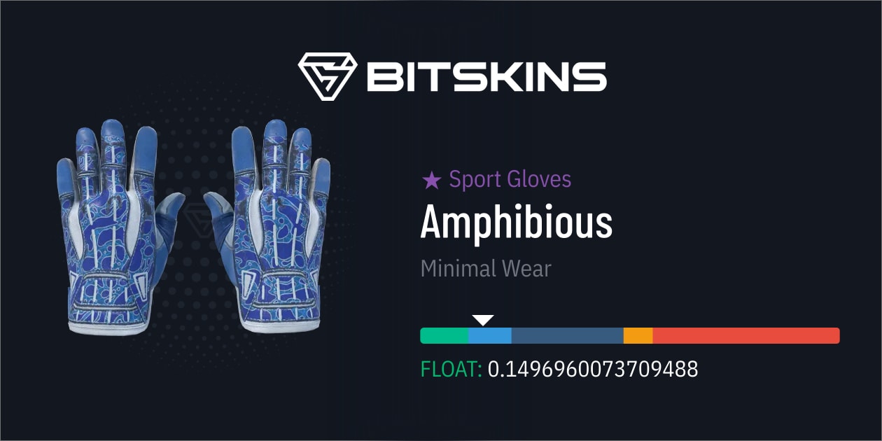 Sport Gloves Amphibious (Minimal Wear) CS2 Item Buy Now on BitSkins