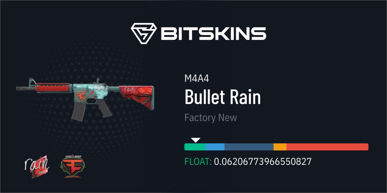 M4A4 | Bullet Rain (Factory New) - CS2 Skins | Find and Trade Your ...