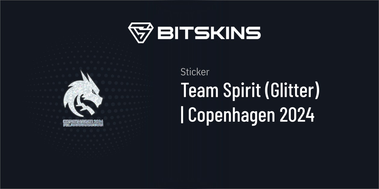 Sticker | Team Spirit (Glitter) | Copenhagen 2024 - CS2 Item | Buy 
