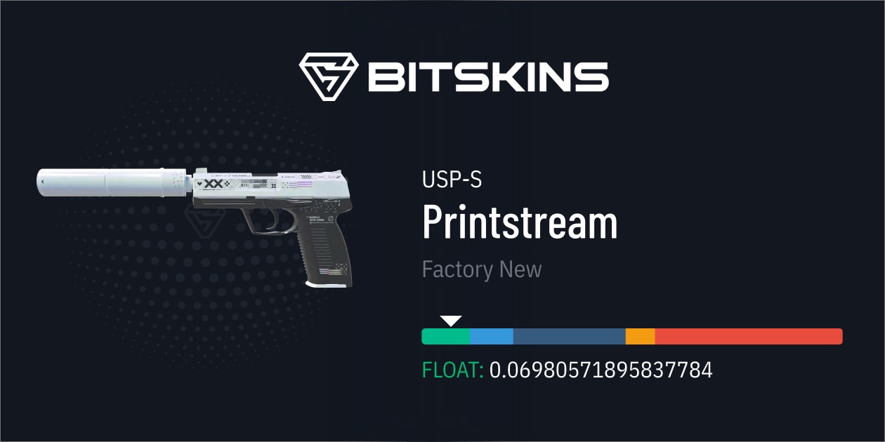 USP-S | Printstream (Factory New) - CS2 Item | Buy Now On BitSkins