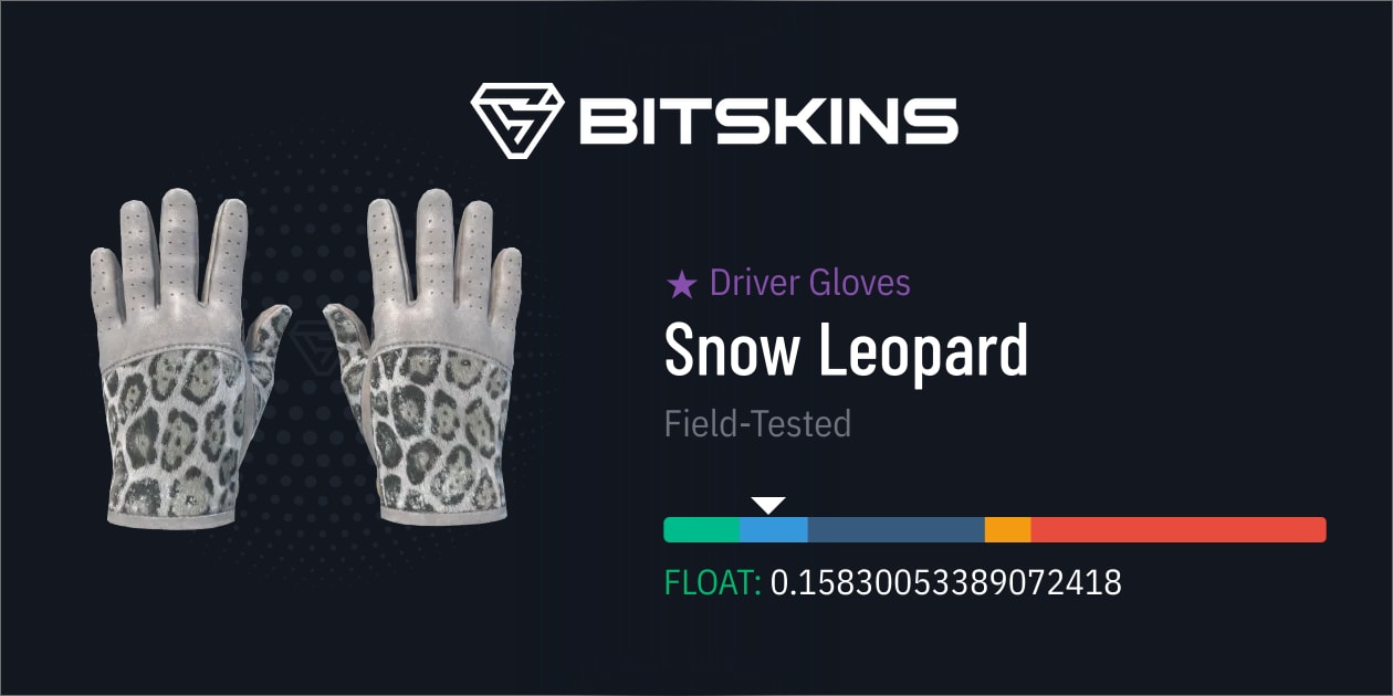 Driver Gloves | Snow Leopard (Field-Tested) - CS2 Item | Buy Now On ...