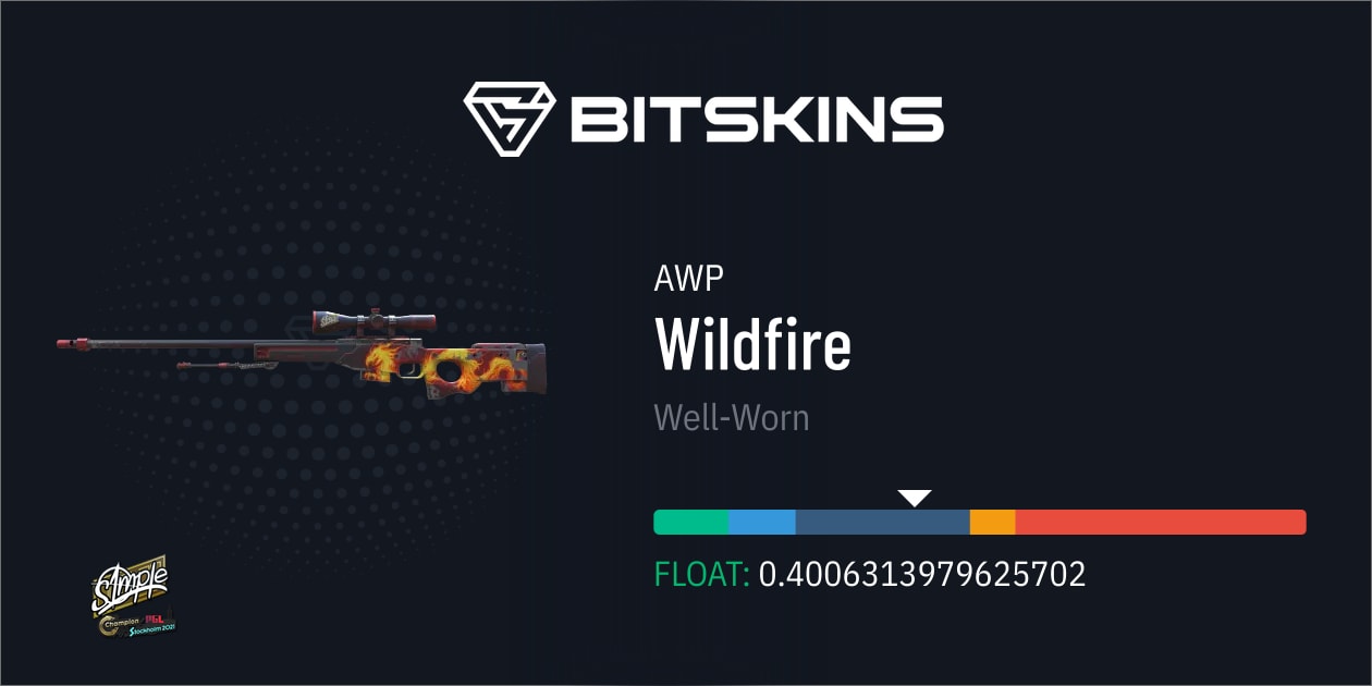 AWP | Wildfire (Well-Worn) - CS2 Skins | Find and Trade Your Desired ...