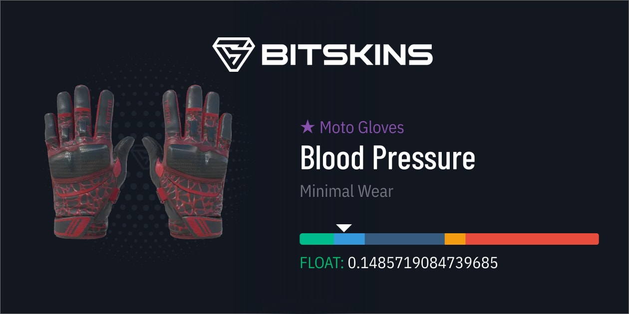 Moto Gloves Blood Pressure (Minimal Wear) CS2 Item Buy Now on