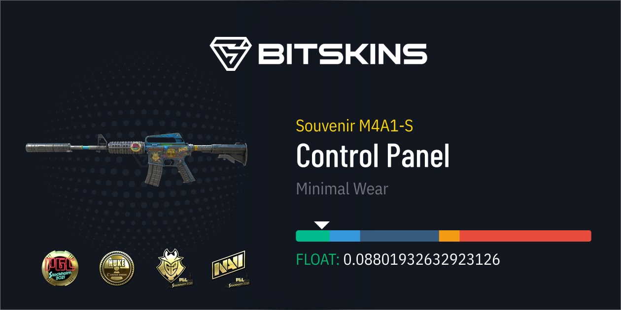 Souvenir M4A1-S | Control Panel (Minimal Wear) - CS2 Item | Buy Now on ...