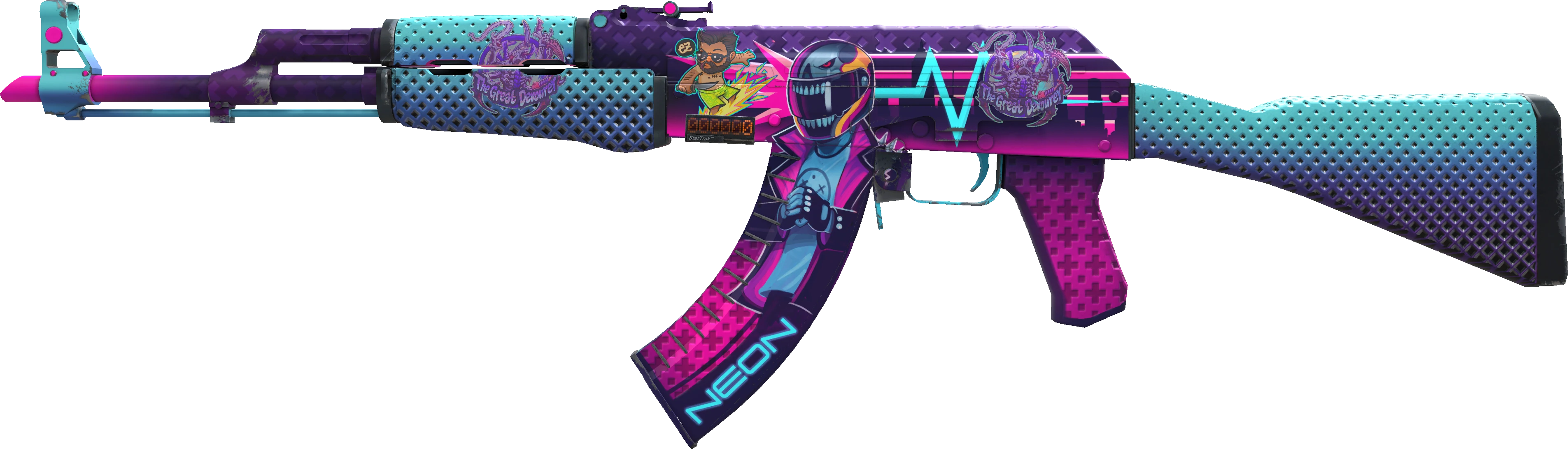 StatTrak™ AK-47 | Neon Rider (Minimal Wear) - CS2 Item | Buy