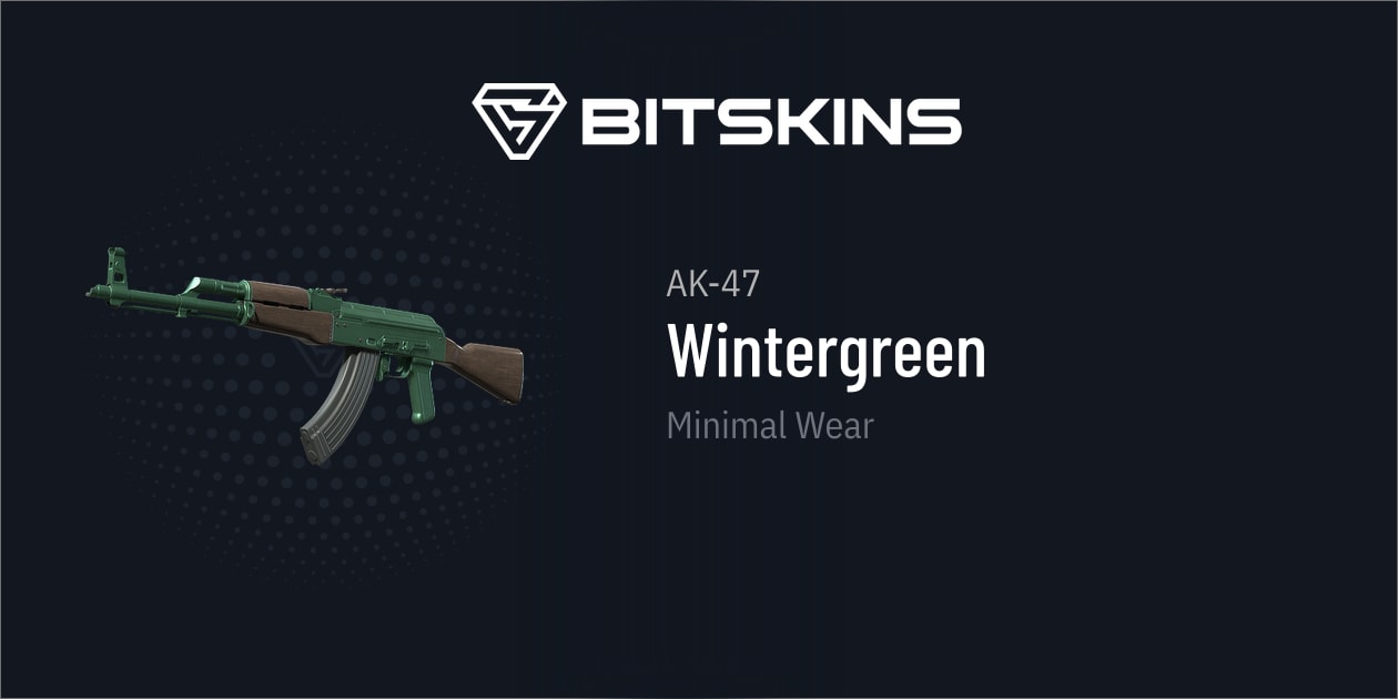 AK-47 | Wintergreen (Minimal Wear) - CS2 Item | Buy Now on BitSkins