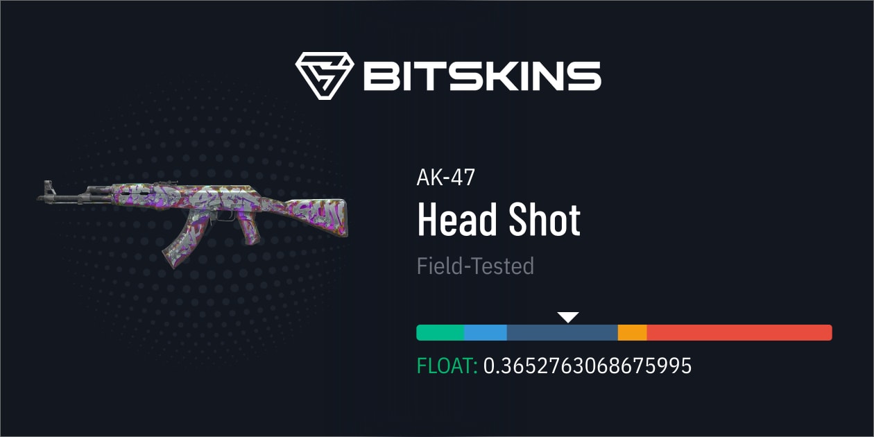 AK-47 | Head Shot (Field-Tested) - CS2 Item | Buy Now on BitSkins