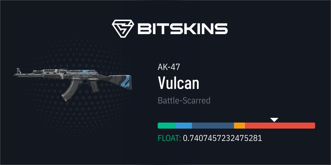 AK-47 | Vulcan (Field-Tested) - CS2 Item | Buy Now on BitSkins