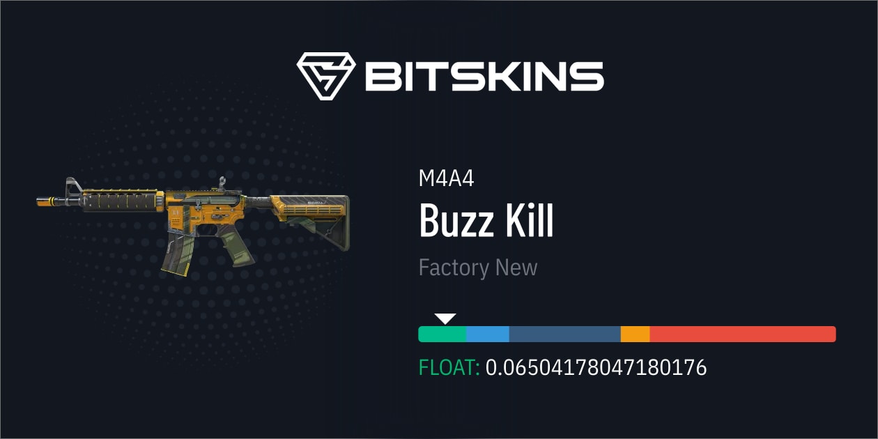 M4A4 | Buzz Kill (Factory New) - CS2 Item | Buy Now on BitSkins