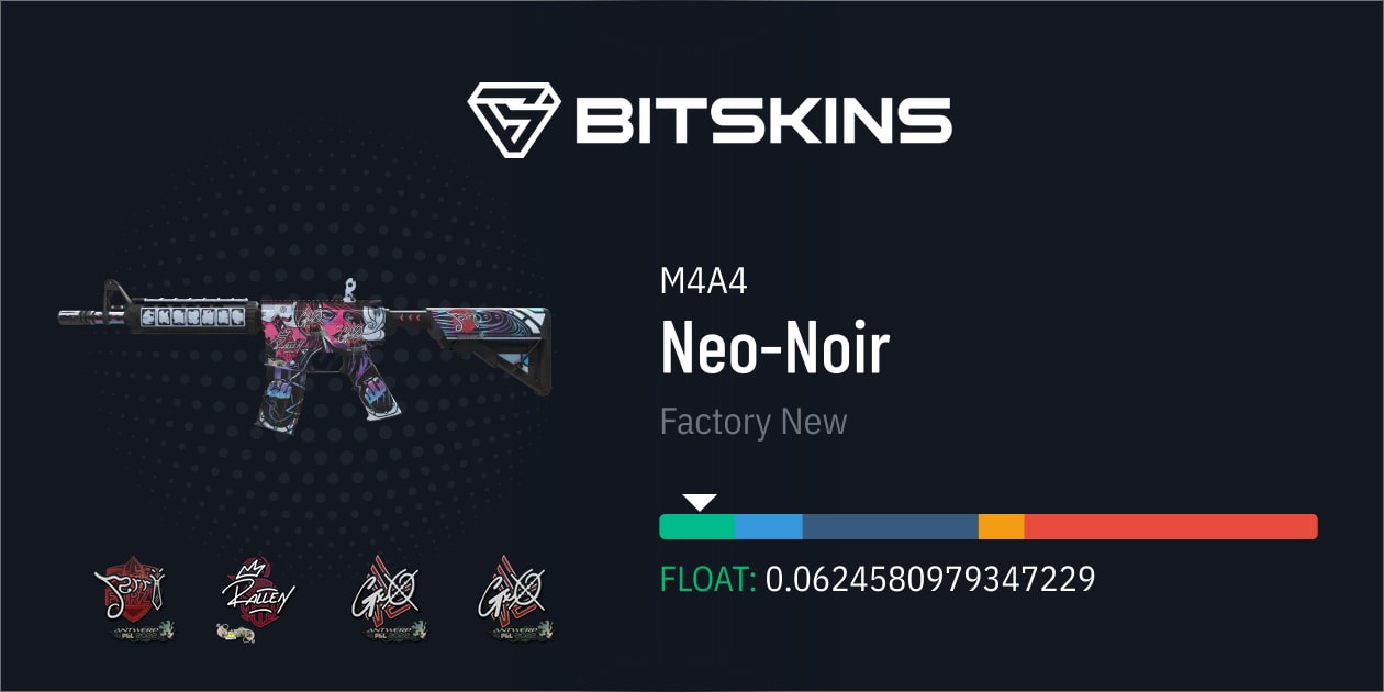 ICS FACTORY　Noir ＃01 CS custom shop M4A4 | Neo-Noir (Factory New) - CS2 Skins | Encontra e troca os