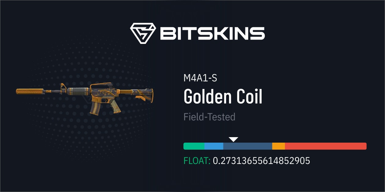 M4A1-S | Golden Coil (Field-Tested) - CS2 Skins | Find and Trade Your ...