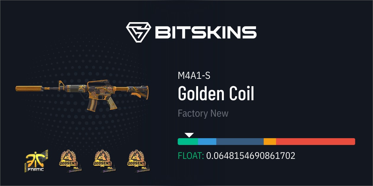 M4A1-S | Golden Coil (Factory New) - CS2 Item | Buy Now on