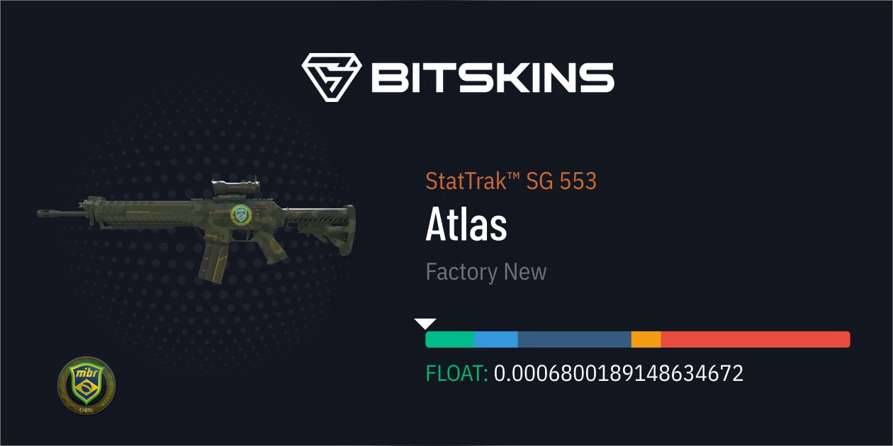 StatTrak™ SG 553 | Atlas (Factory New) - CS2 Item | Buy Now on