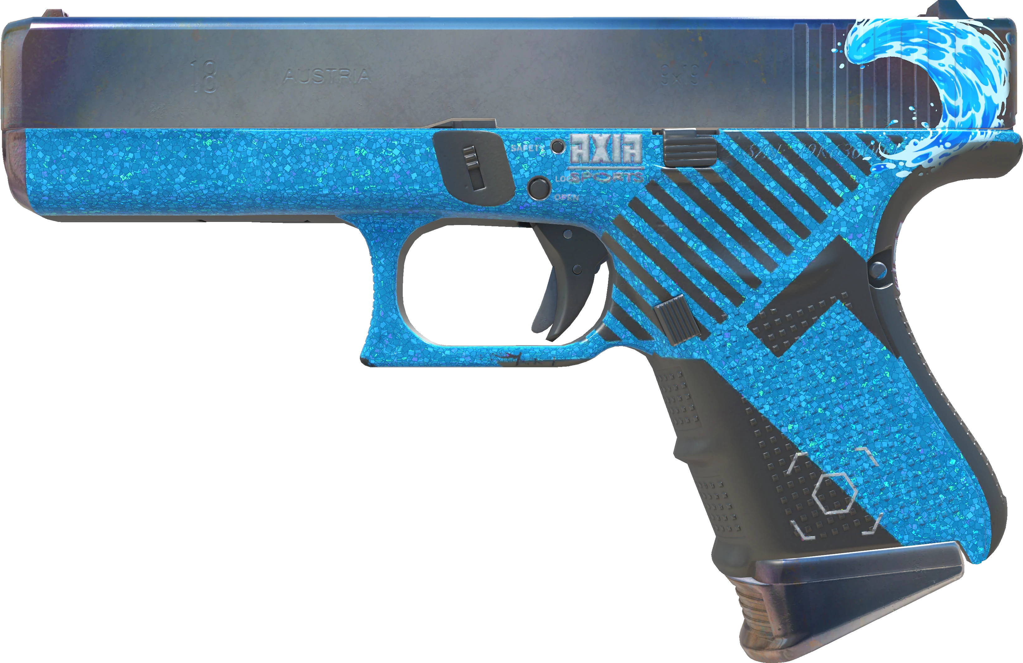 Glock-18 | AXIA (Factory New) - CS2 Item | Buy Now on BitSkins
