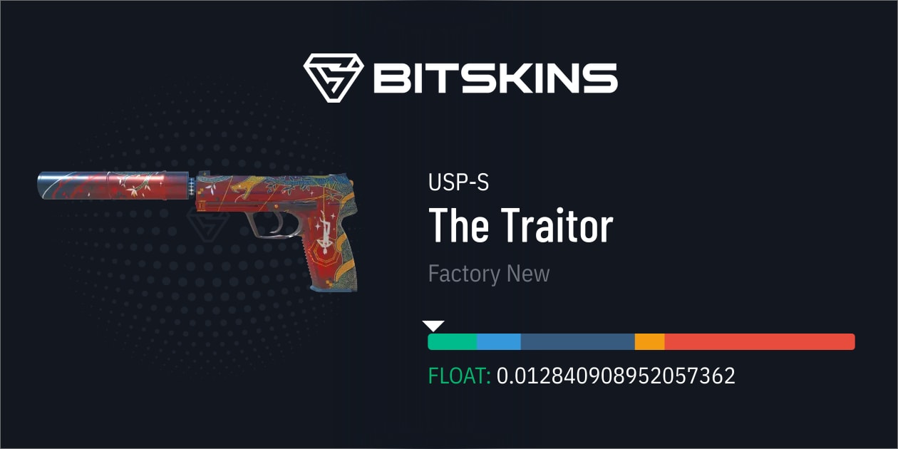 USP-S | The Traitor (Factory New) - CS2 Item | Buy Now On BitSkins