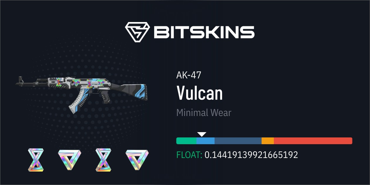 AK-47 | Vulcan (Minimal Wear) - CS2 Skins | Find and Trade Your Desired ...