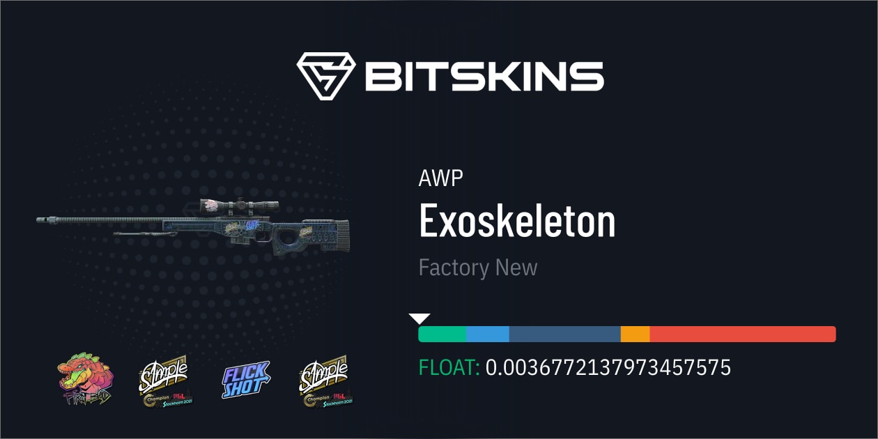 AWP | Exoskeleton (Factory New) - CS2 Item | Buy Now On BitSkins