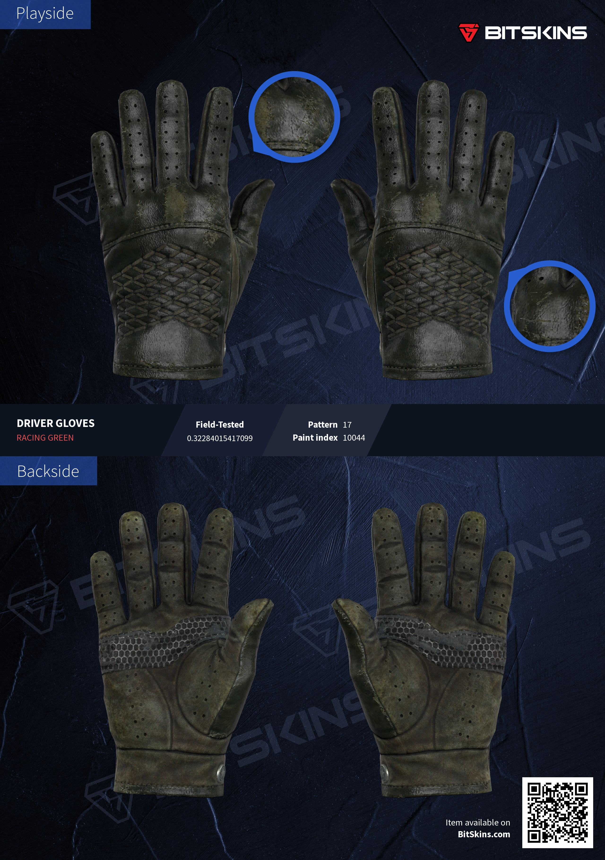 racing green gloves csgo