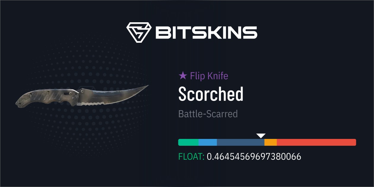 Flip Knife Scorched (BattleScarred) CS2 Skins Encuentra e