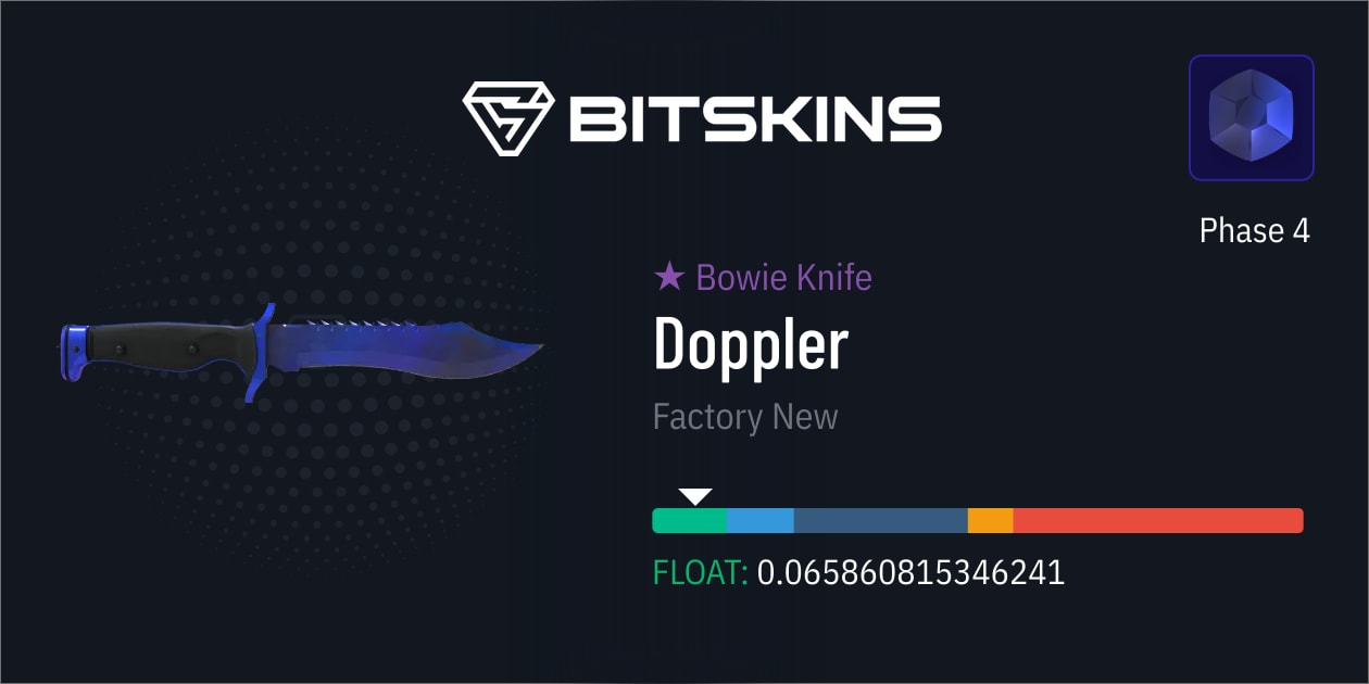 Bowie Knife | Doppler Phase 4 (Factory New) - CS2 Item | Buy Now On ...