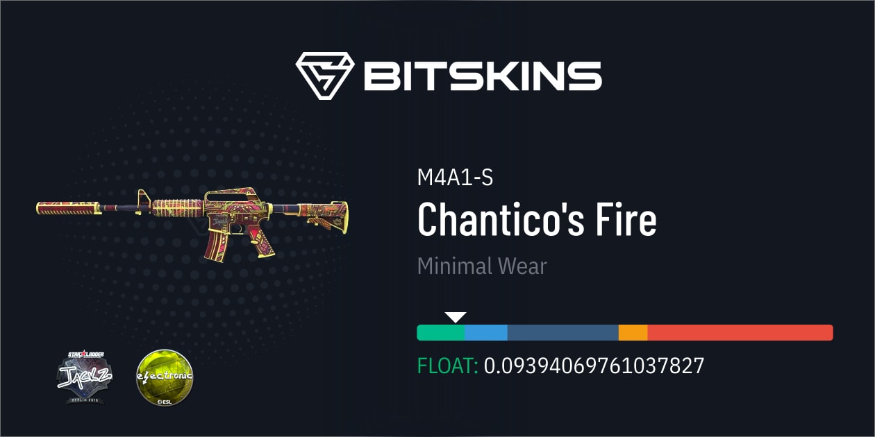 M4A1-S | Chantico's Fire (Minimal Wear) - CS2 Item | Buy Now on BitSkins