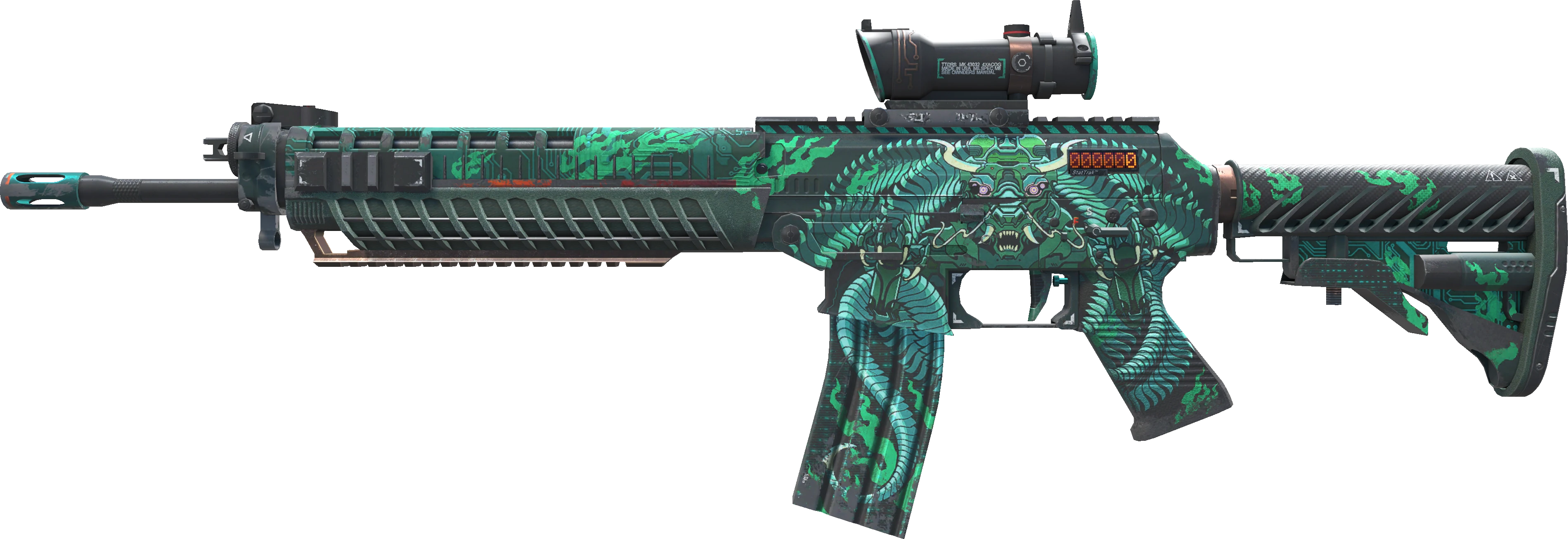 スクリュードライバー SKREWD　skins oi StatTrak™ SG 553 | Dragon Tech (Field-Tested) - CS2 Skins