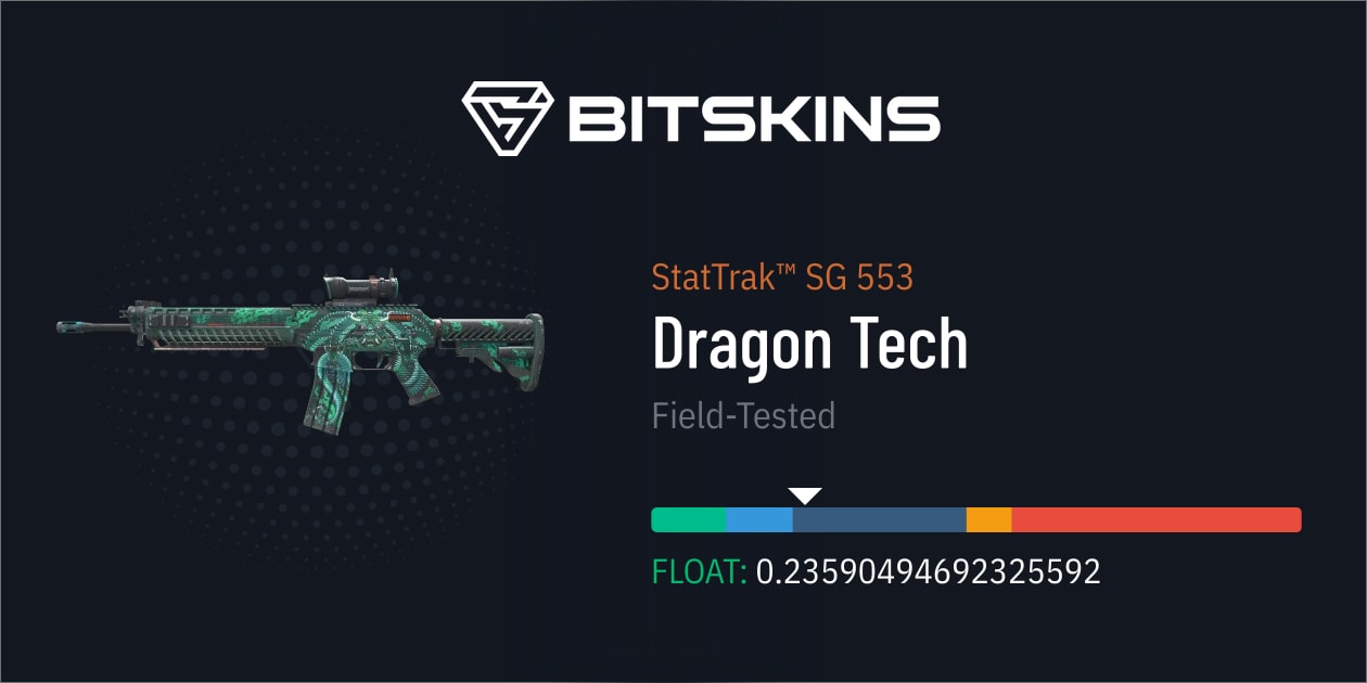 StatTrak™ SG 553 | Dragon Tech (Field-Tested) - CS2 Skins