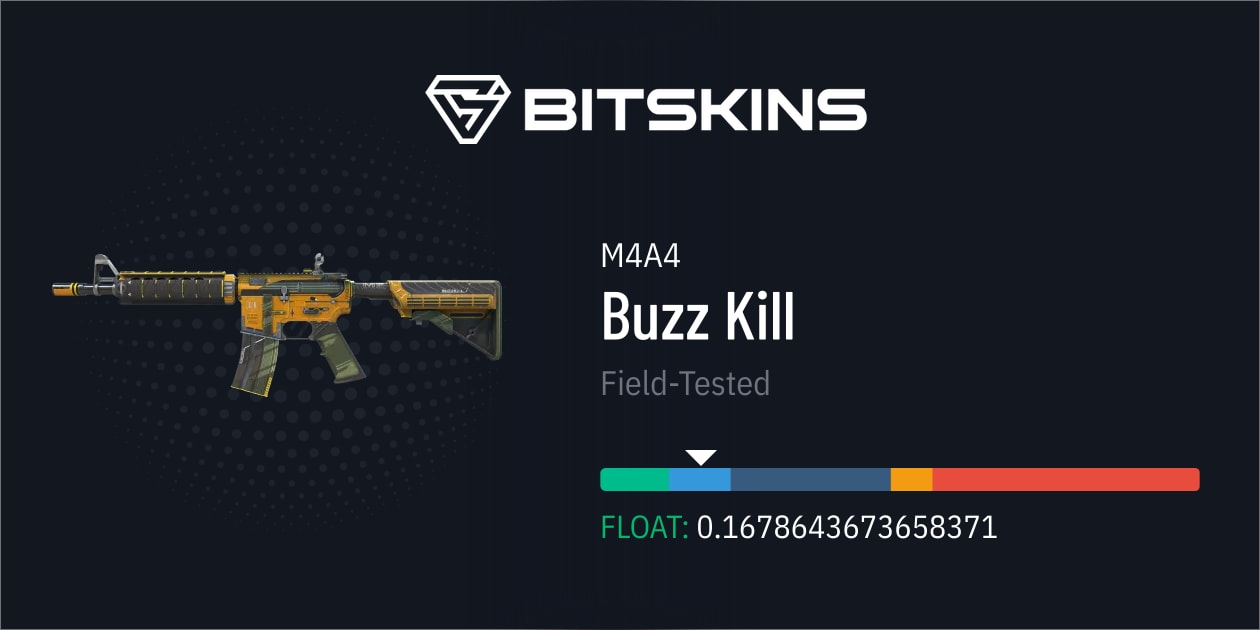 M4A4 | Buzz Kill (Field-Tested) - CS2 Item | Buy Now on BitSkins